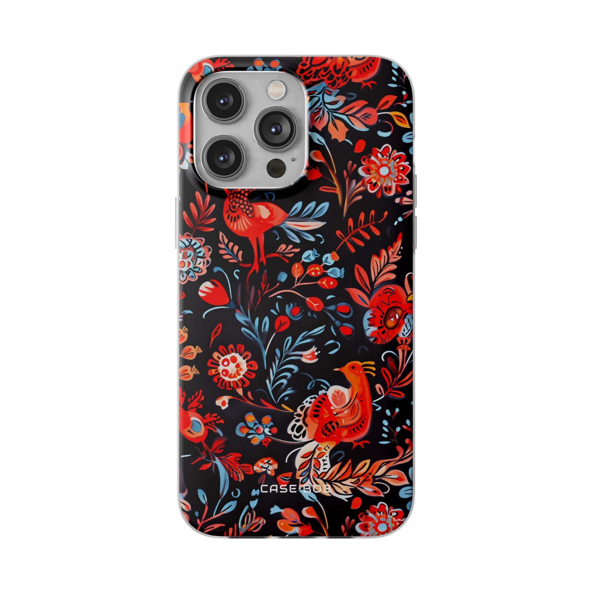 Vivid Birdscape iPhone 14 Pro Max Case - Soft
