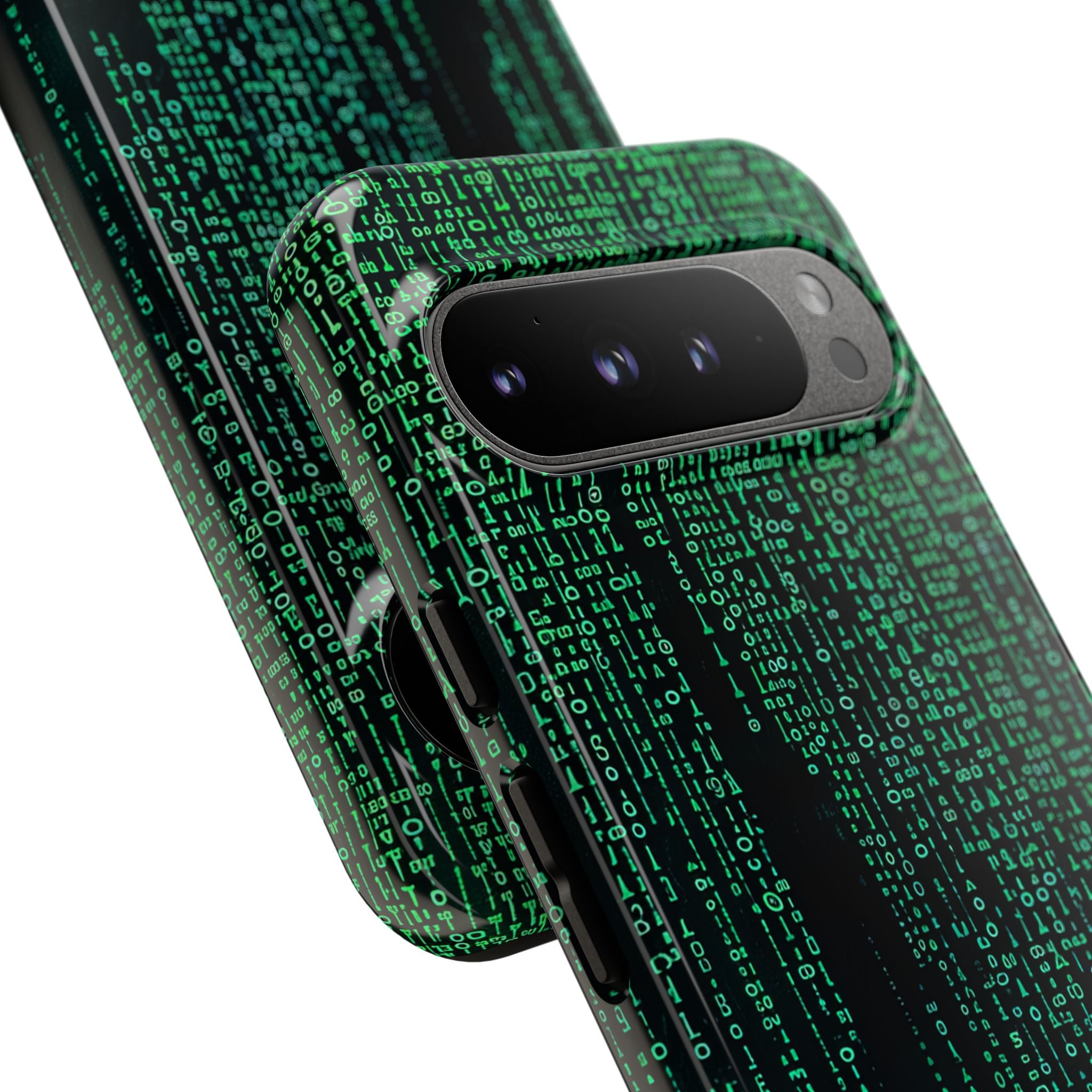 Cyber Green Cascade Google Pixel 9 - Tough Phone Case