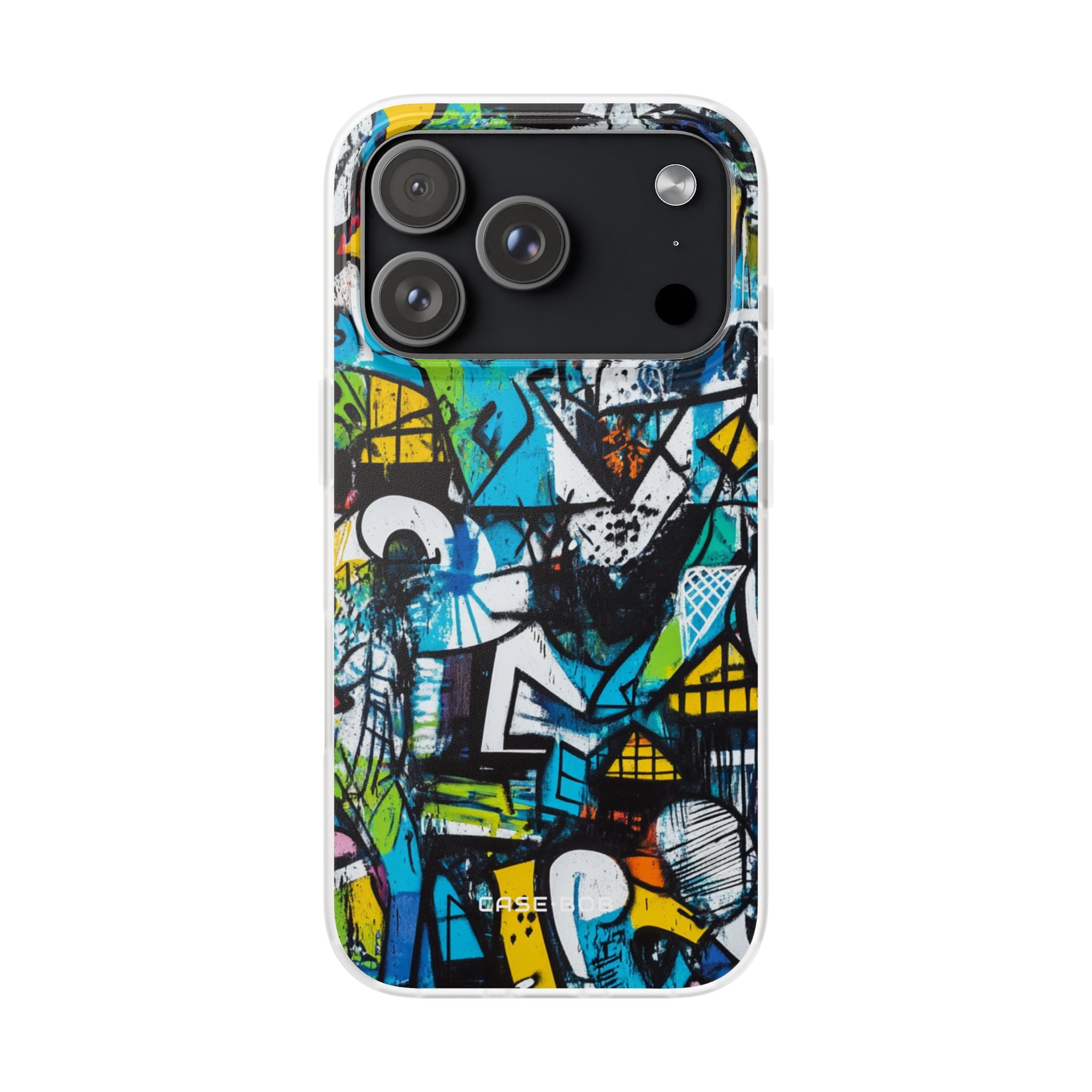 White Ripple Drift iPhone 17 Pro Case - Soft