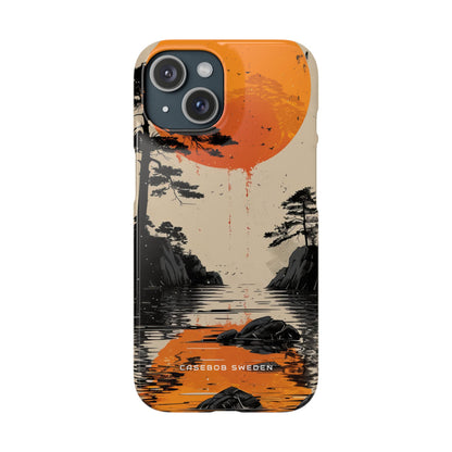 Zen Serenity Sunscape iPhone 15 - Slim Phone Case