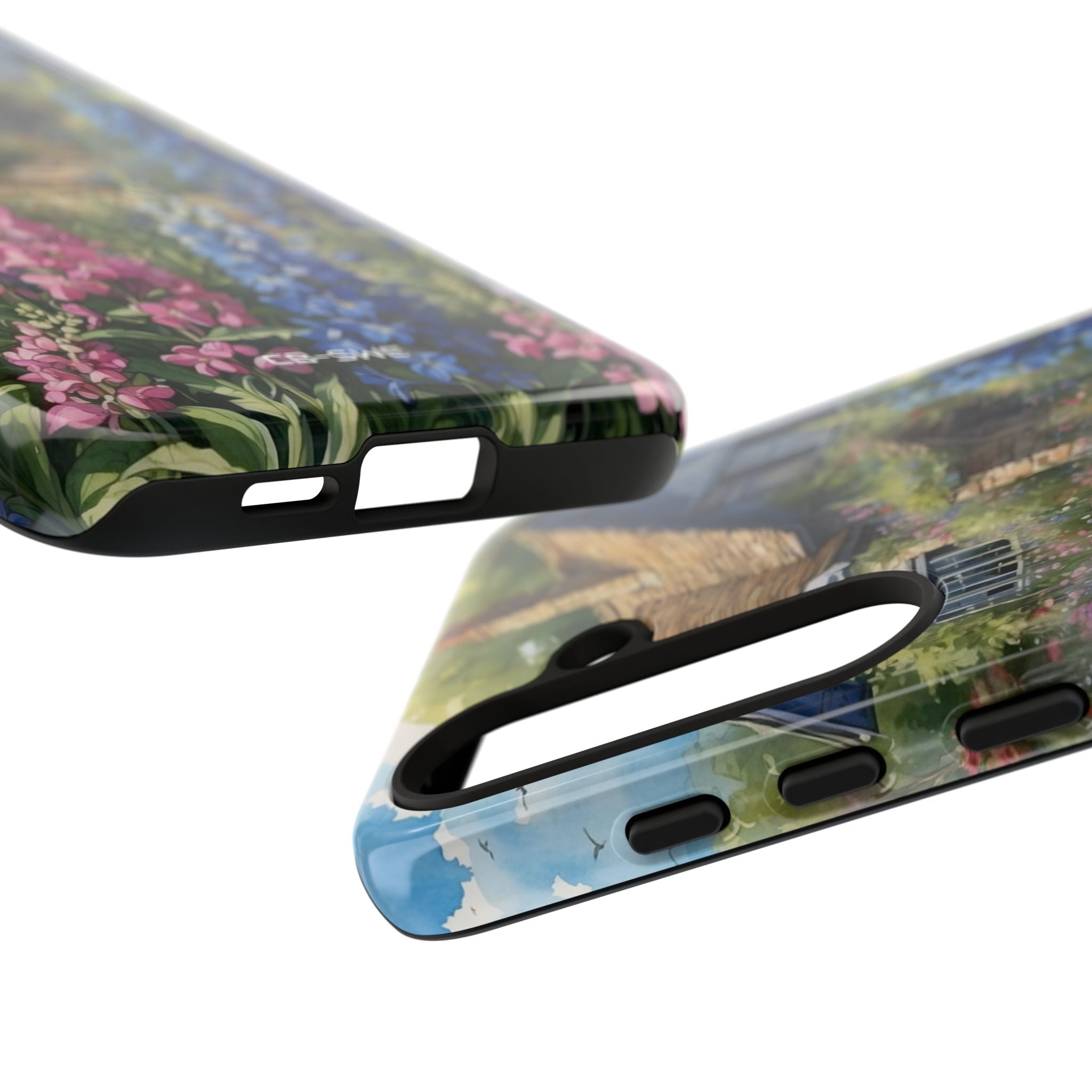 Cottage Surrounded Blossoms - Samsung Case