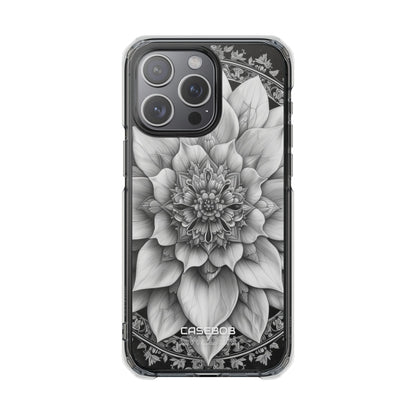 Cosmic Floral Mandala iPhone 15 - Impact Clear+