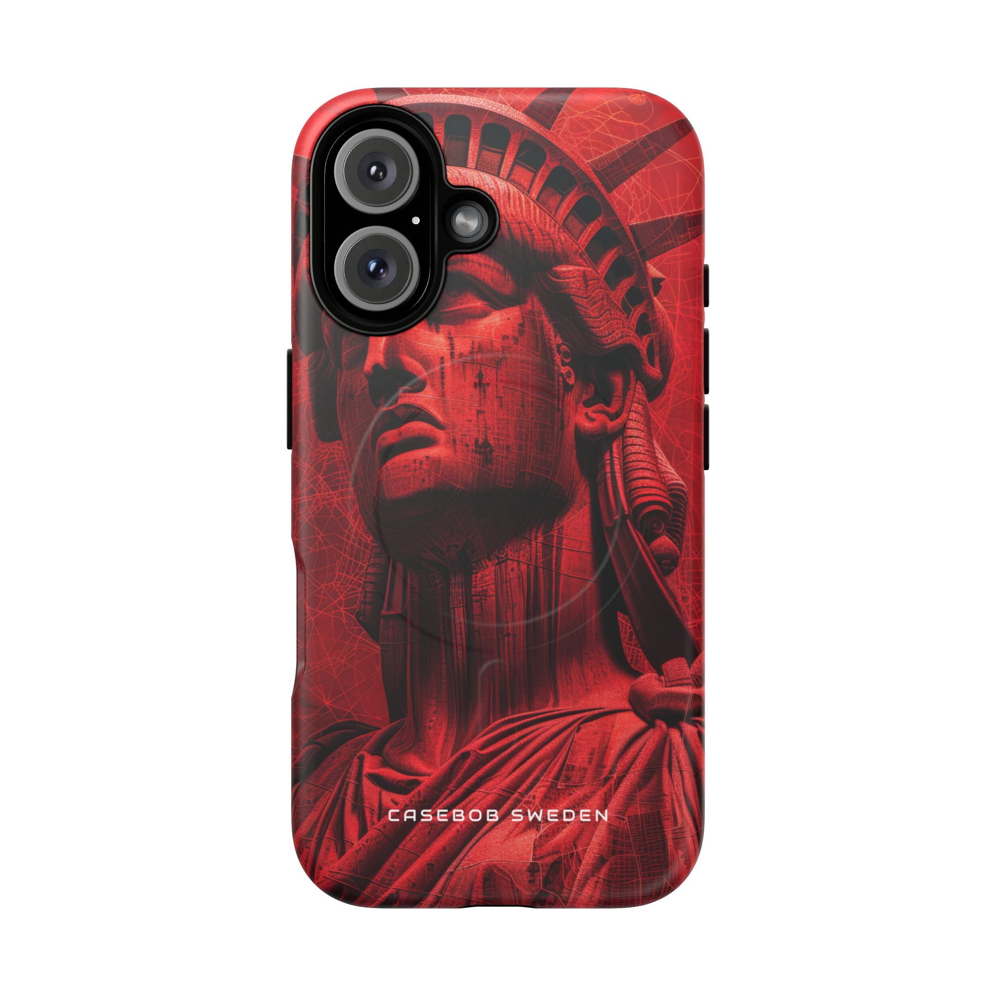 Zen Red Liberty Vision iPhone 16 | Tough+ Phone Case