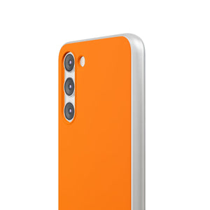 Dunkelorange | Handyhülle für Samsung (Flexible Hülle)