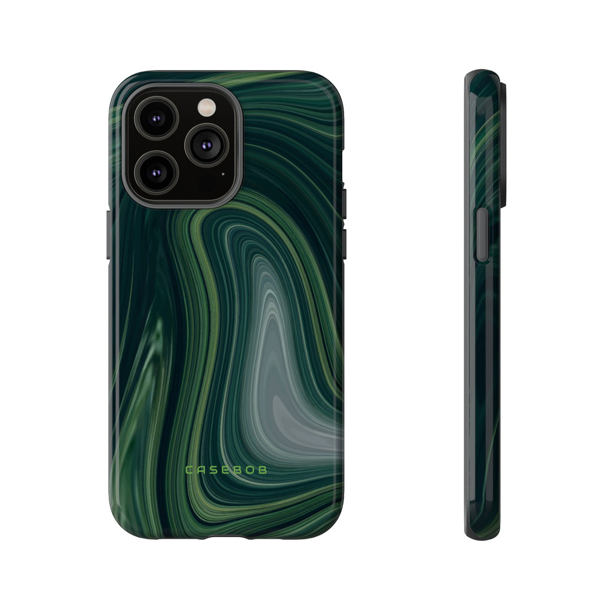 Green Marble - Protective Phone Case