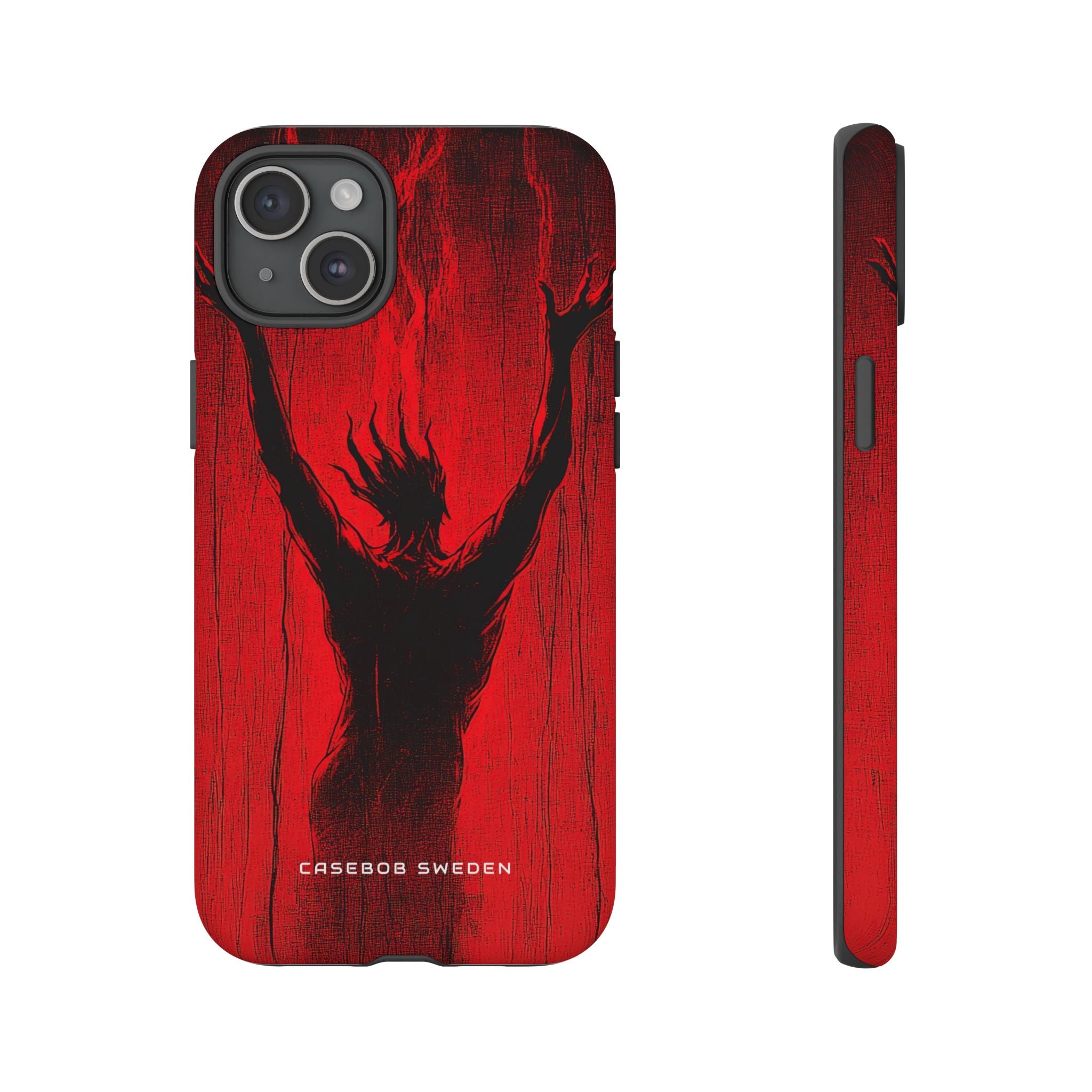 Crimson Despair iPhone 15 - Tough Phone Case