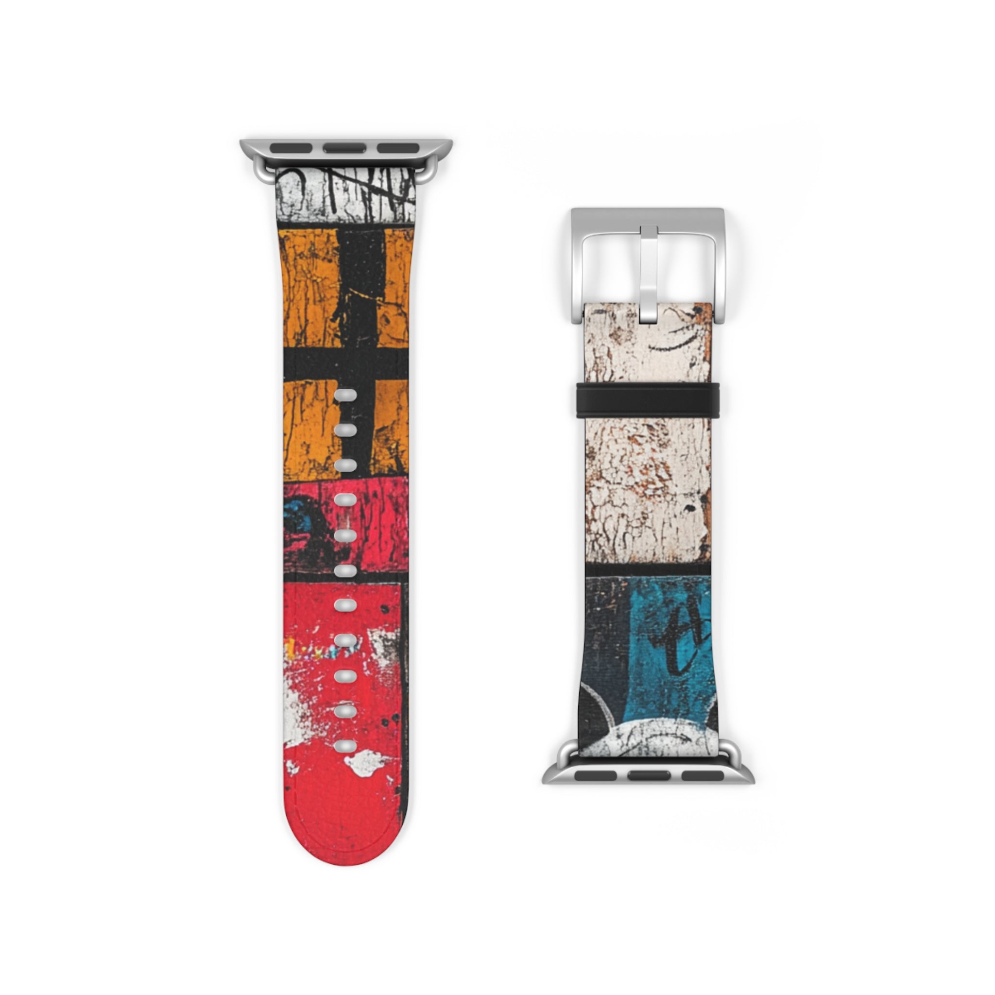 White Orb Graffiti - Watch Band