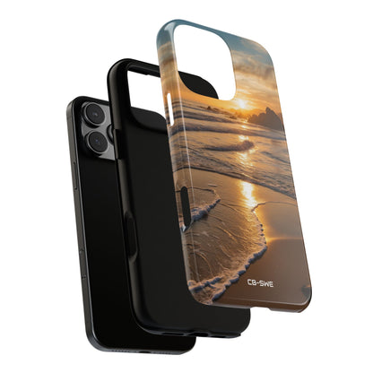 Waves Embrace Shore - iPhone Case