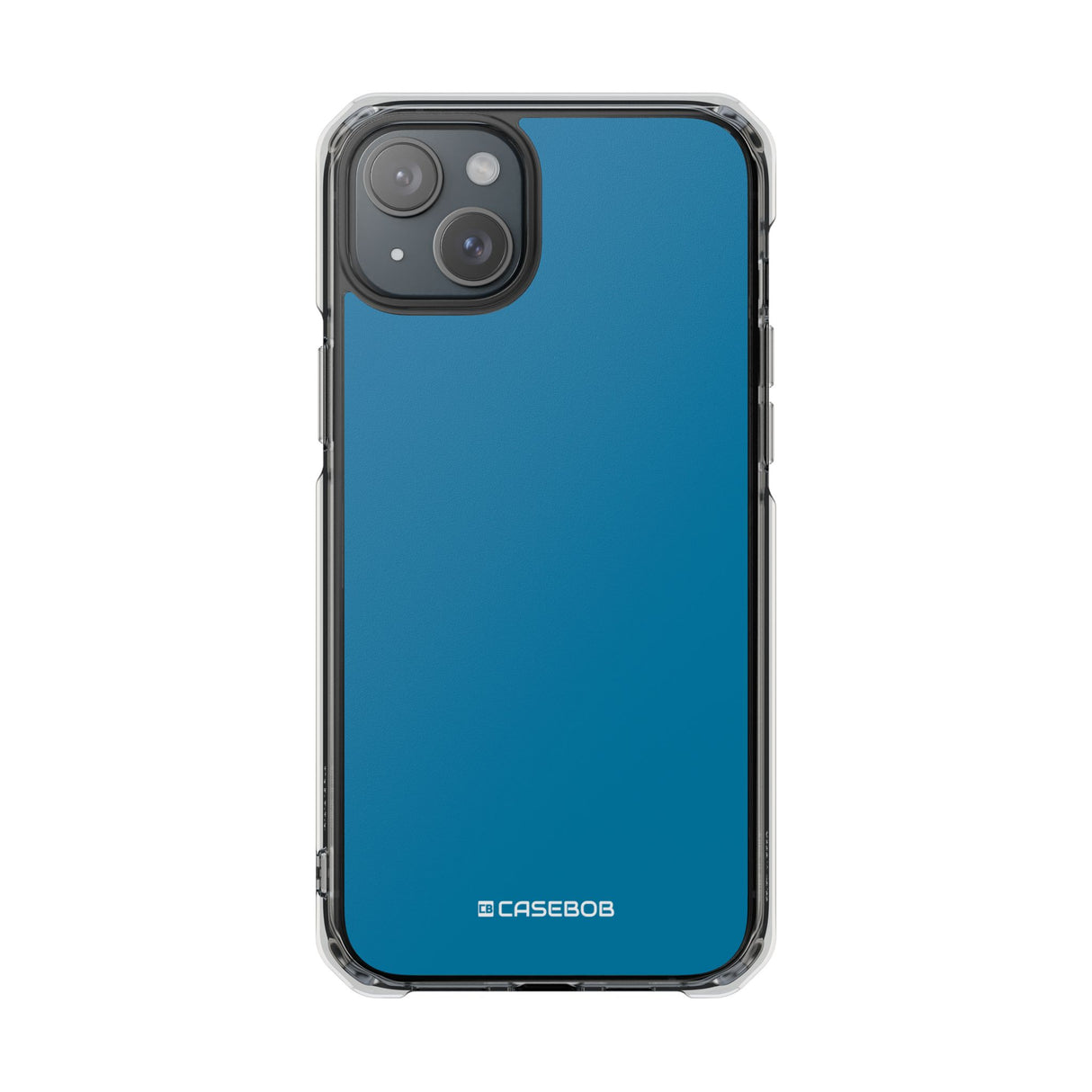 Cerulean Blue | Phone Case for iPhone (Clear Impact Case - Magnetic)