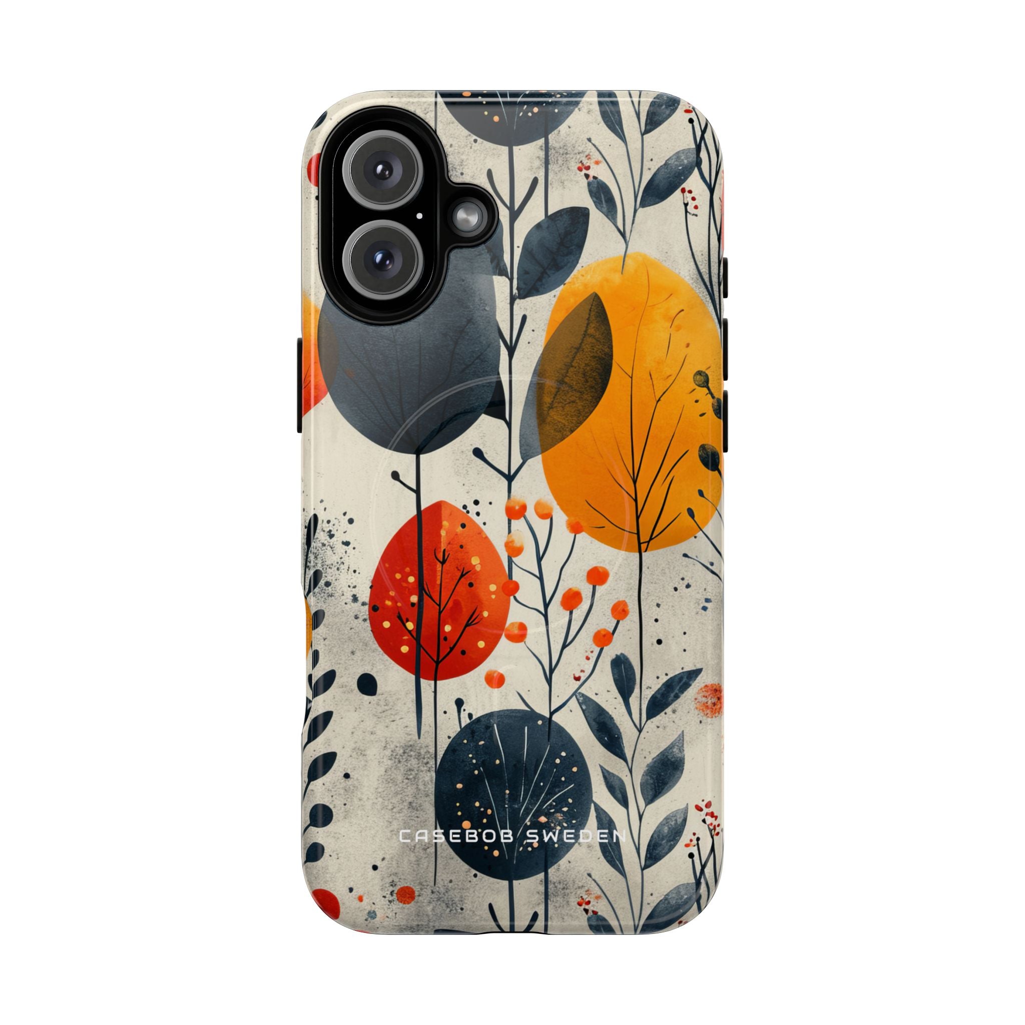 Vibrant Leaf Harmony iPhone 16 | Tough+ Phone Case