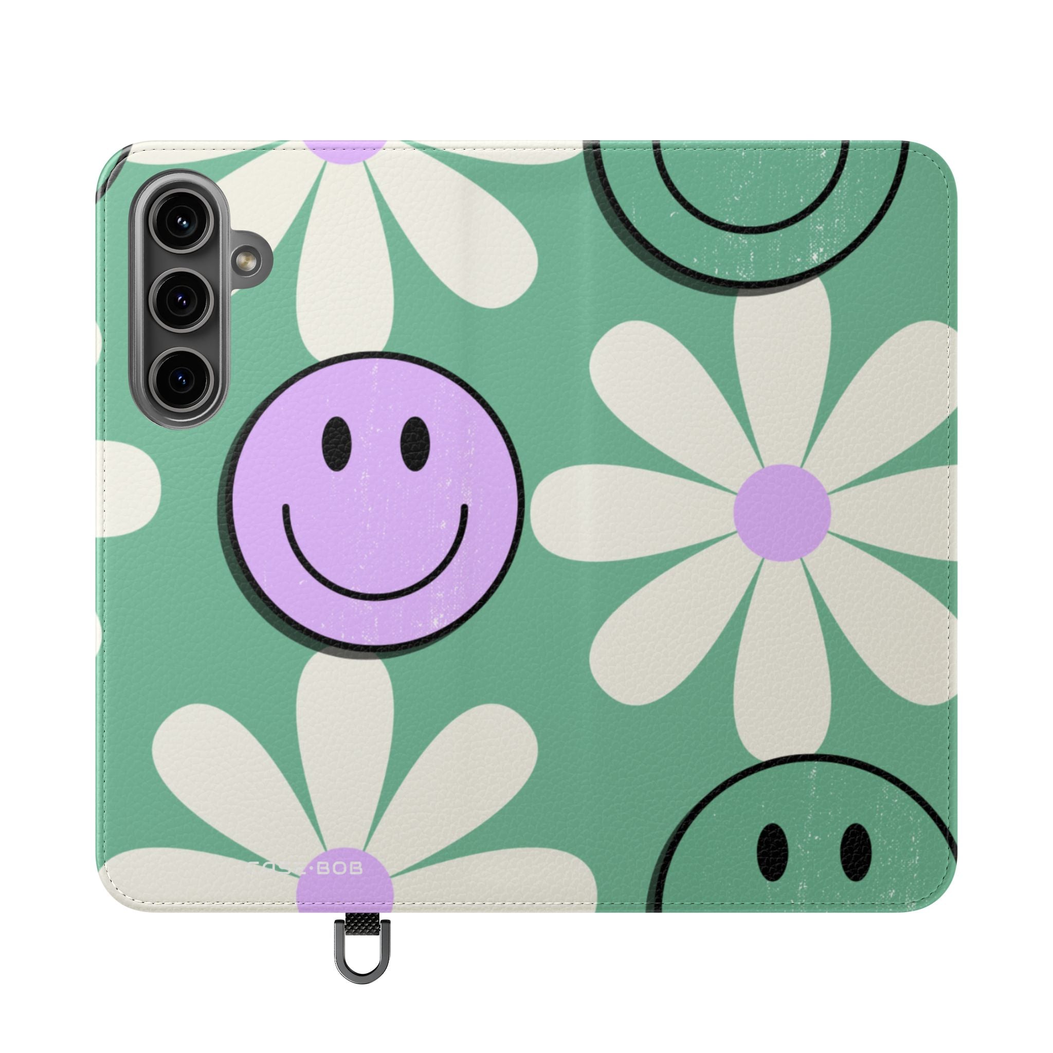 Smiley Daisy Glow - Samsung S24 Plus Case - Wallet