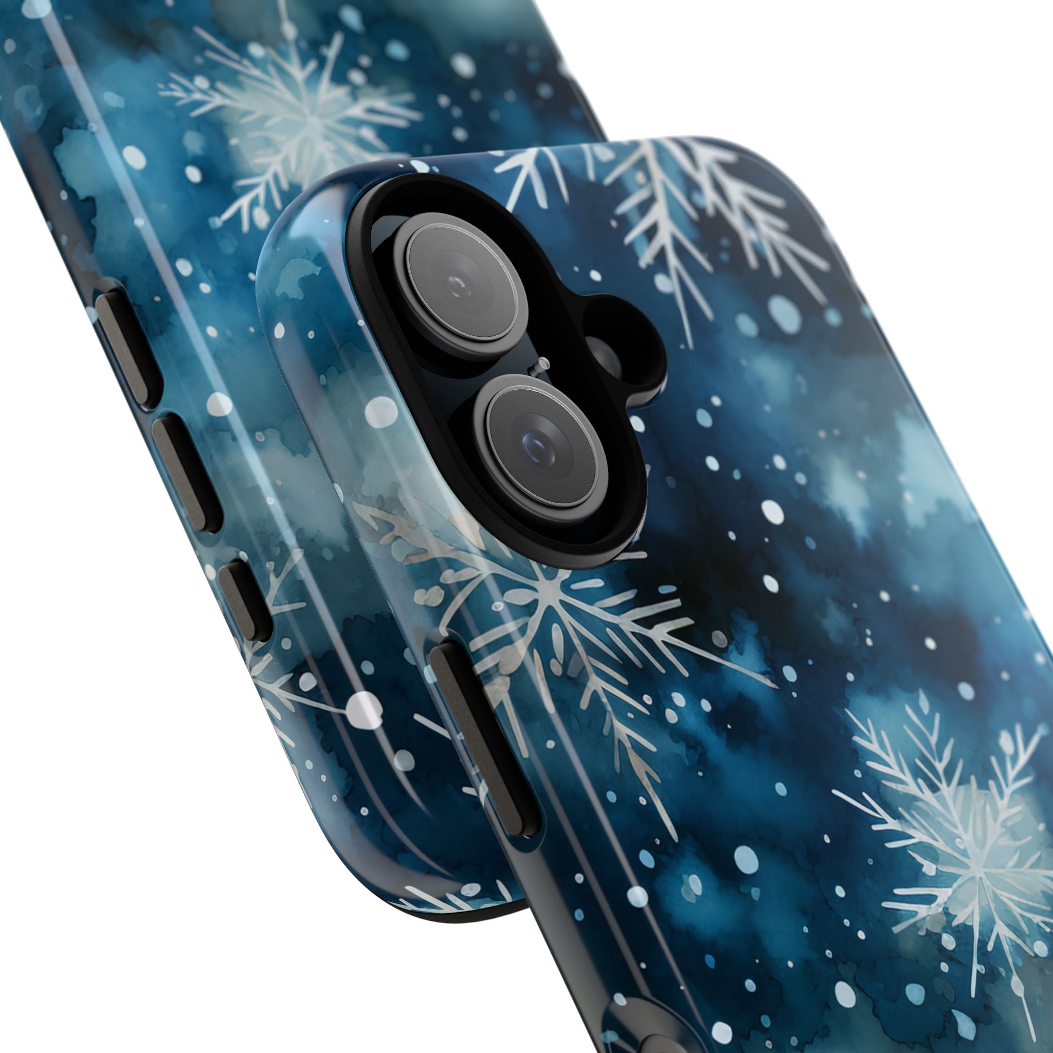 Snowflakes Dance Gracefully - iPhone Case