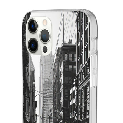 Noir Urban Serenity | Flexible Phone Case for iPhone