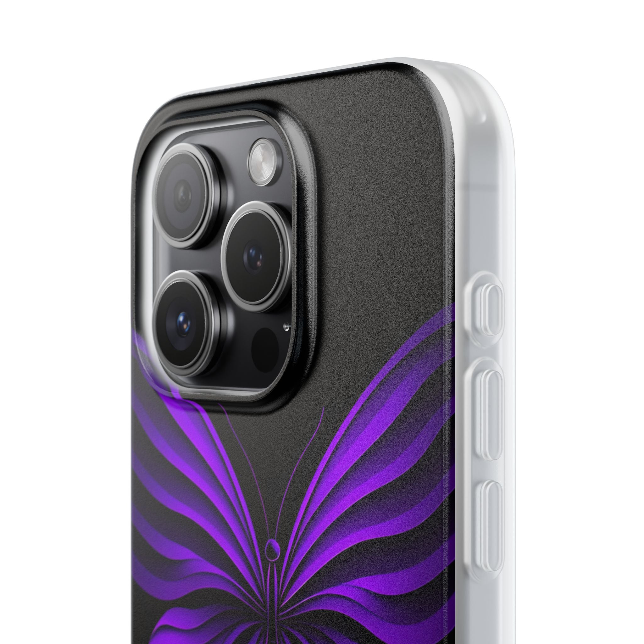 Violet Monarch iPhone 15 Pro Case - Soft