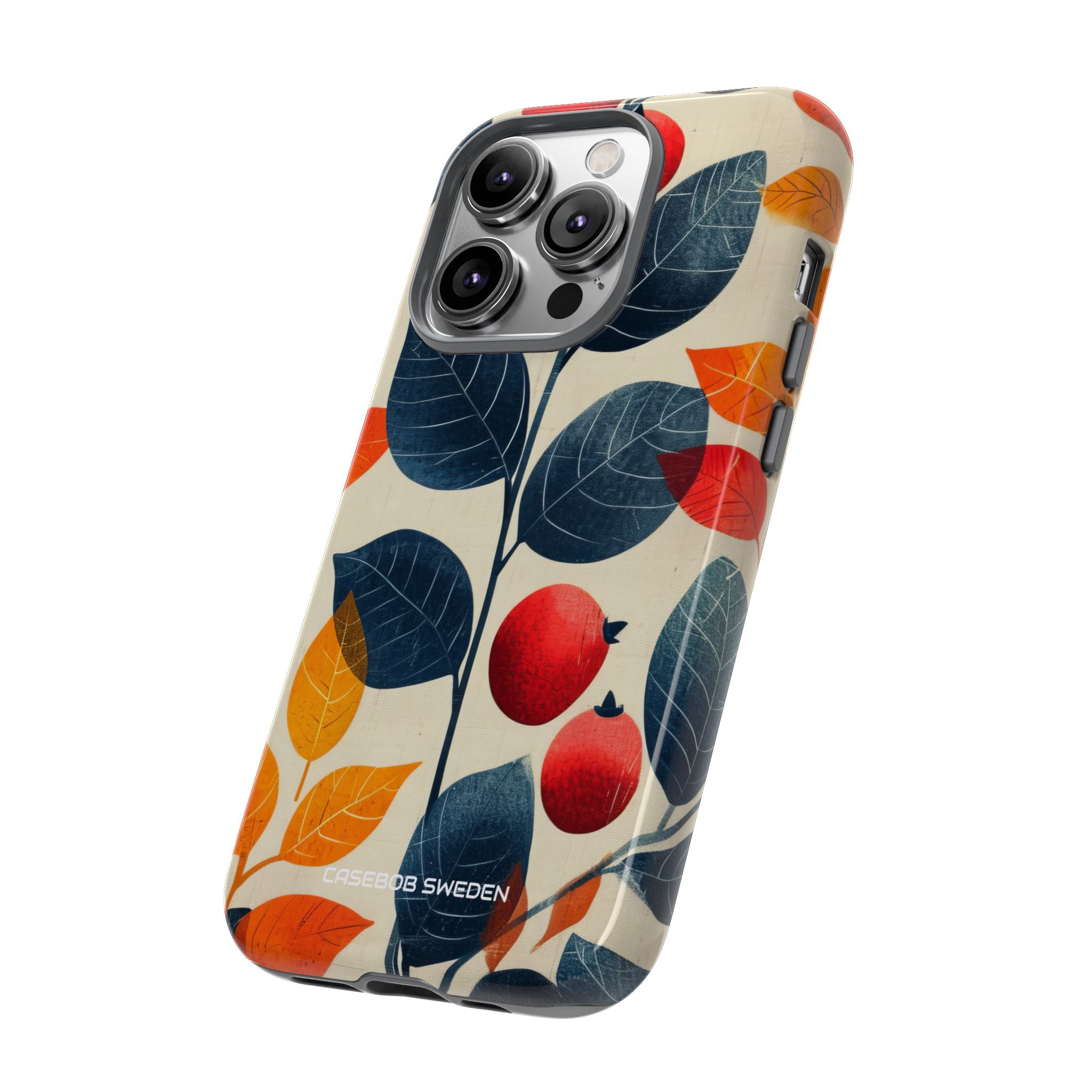 Autumn Nature Pattern - Tough iPhone 14 Phone Case