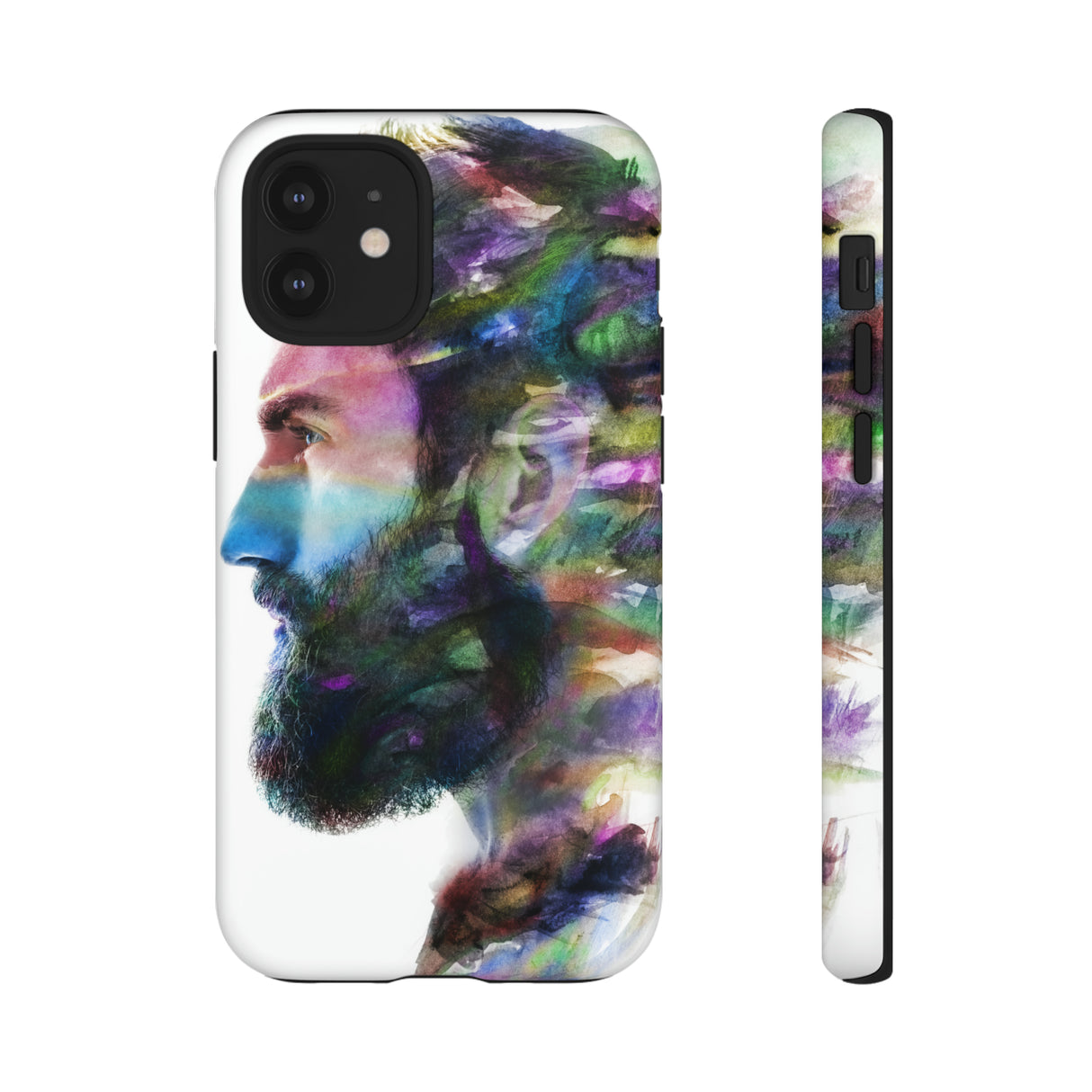 Watercolor Portrait - Protective Phone Case