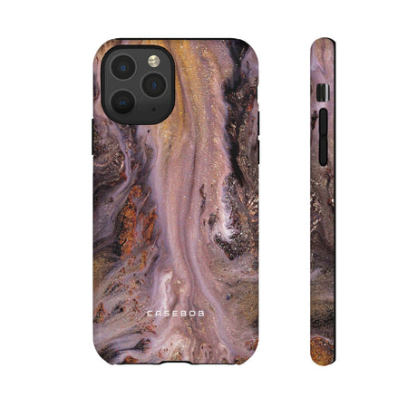 Pink Marble Ink Art - Protective Phone Case