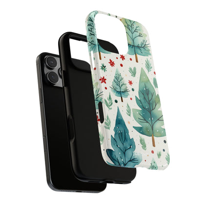 Joyful Evergreen Dance - iPhone Case