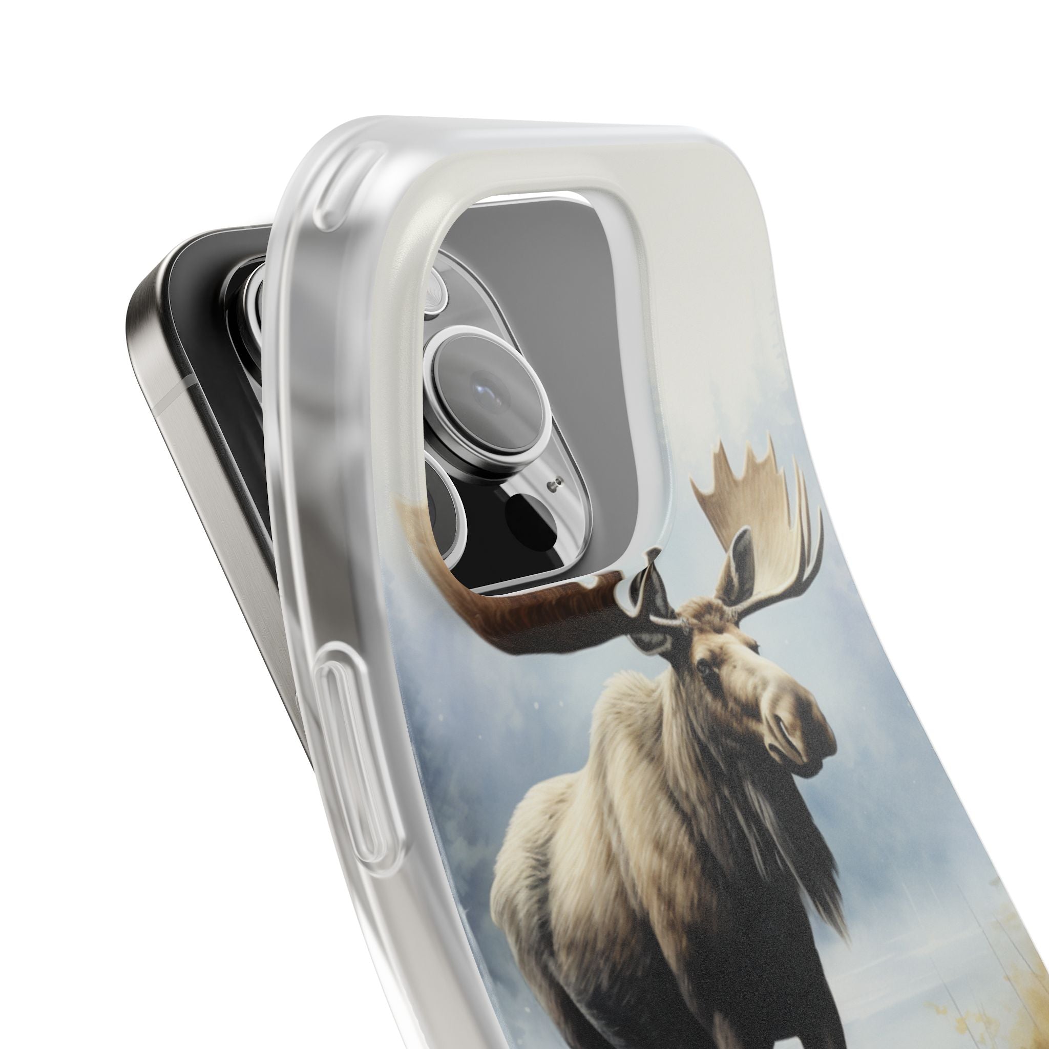 Moose Reflection iPhone 16 Pro Case - Soft