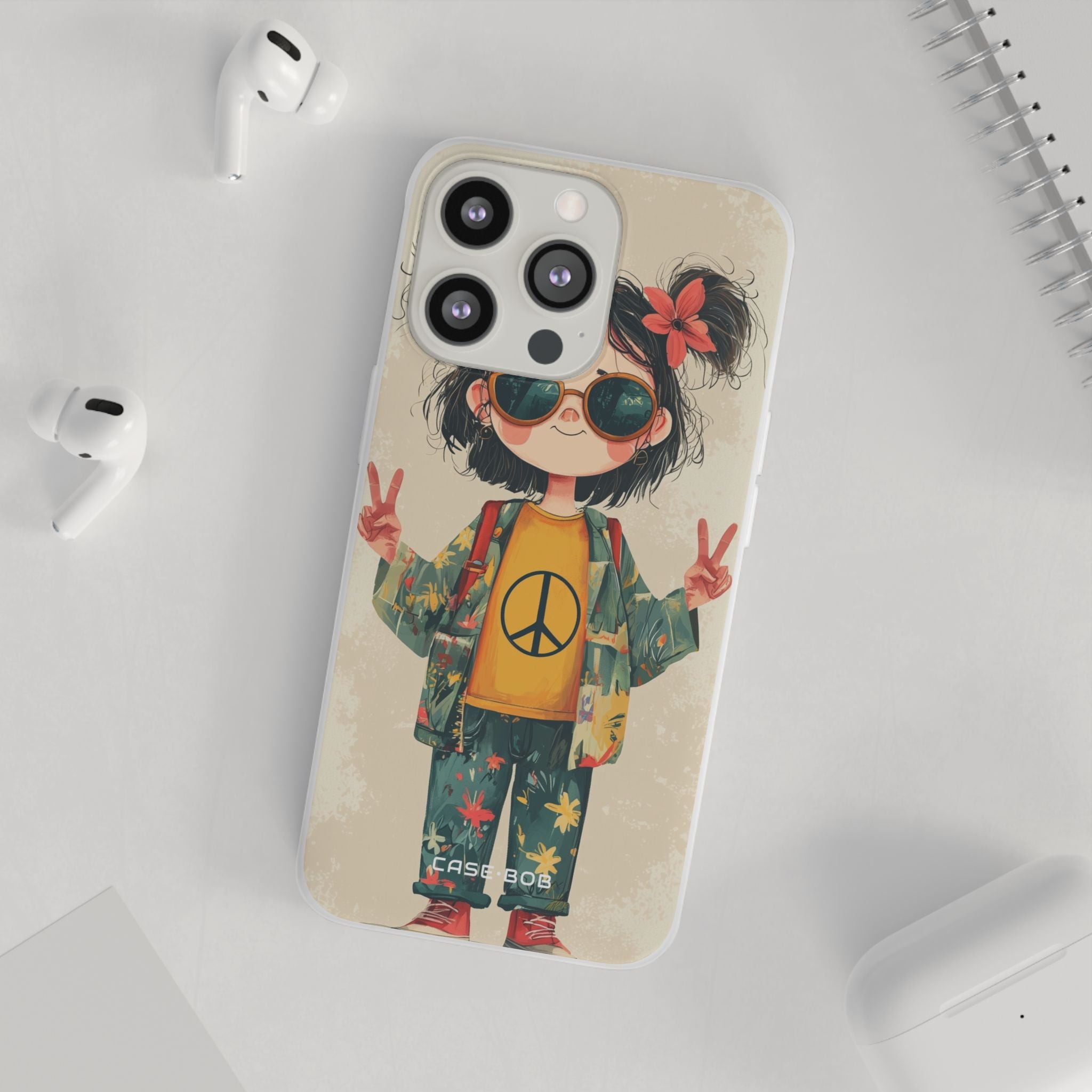 Peace Pigtails iPhone 13 Pro - Soft