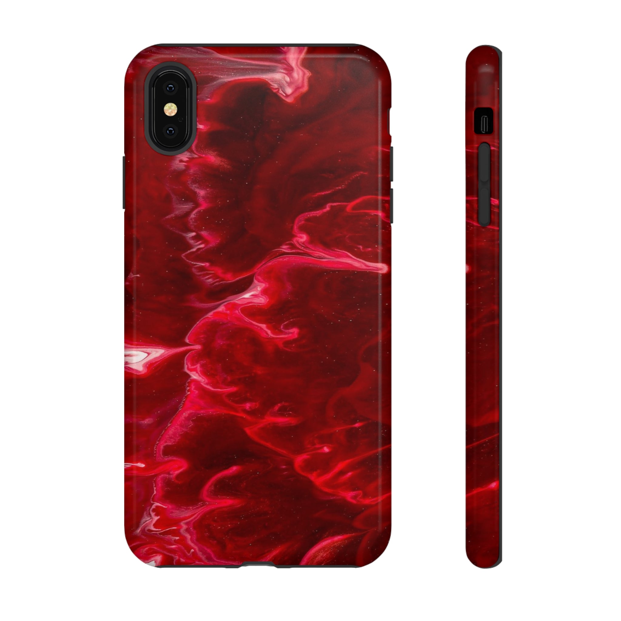 Red Velvet Ink Art iPhone Case (Protective) iPhone XS MAX Glossy Phone Case