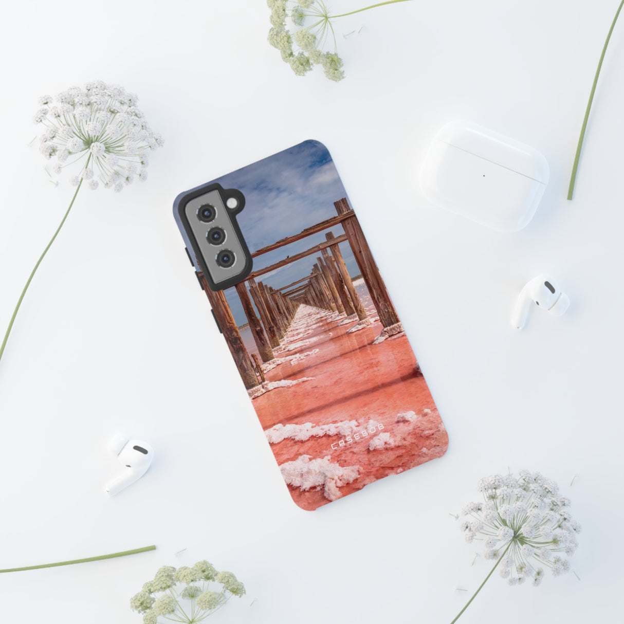 Pink Salt Lake - Protective Phone Case