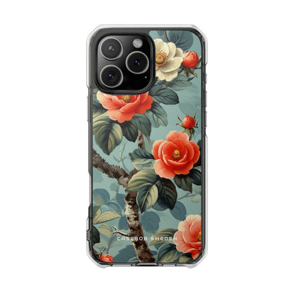 Vintage Floral Romance iPhone 16 - Clear Impact Phone Case