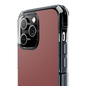 Marsala Hue | Handyhülle für iPhone (Clear Impact Case – magnetisch)