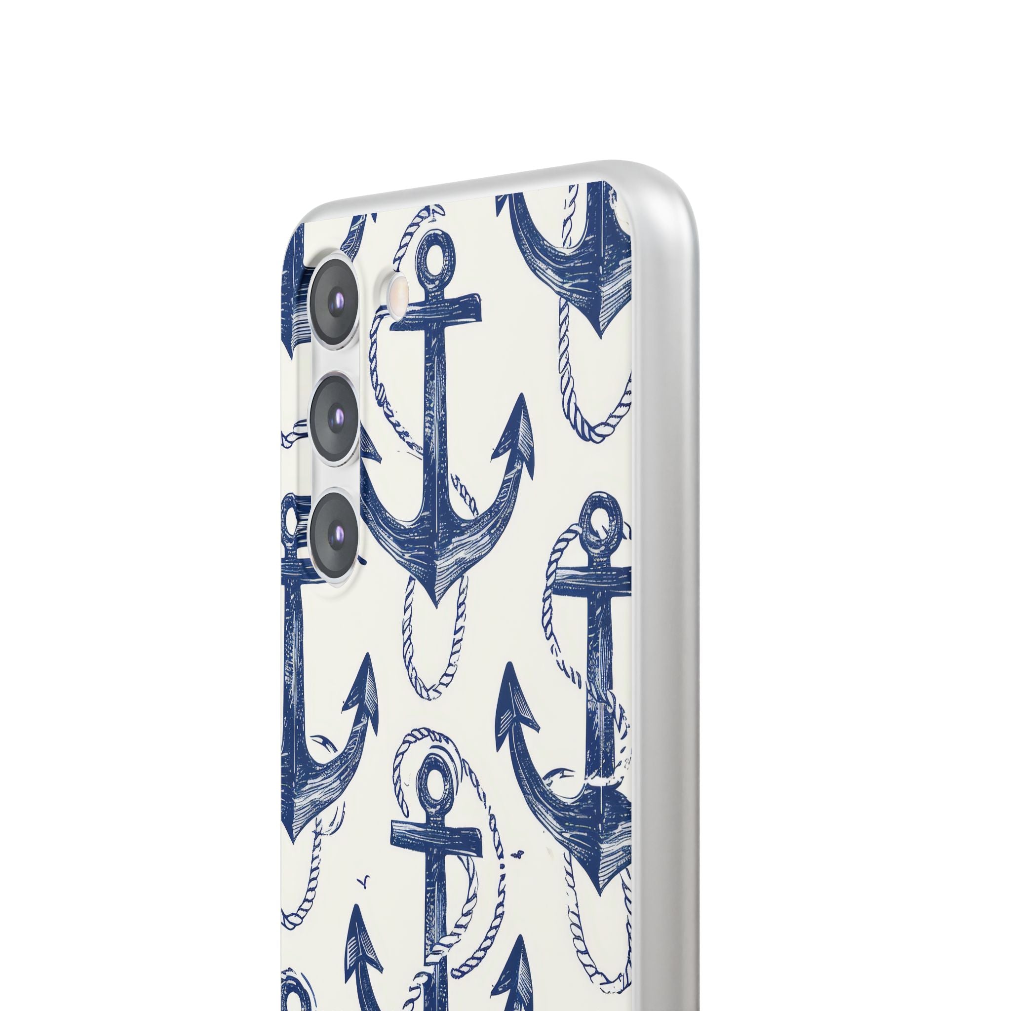 Navy Anchor Loop Samsung S23 Plus Case - Soft