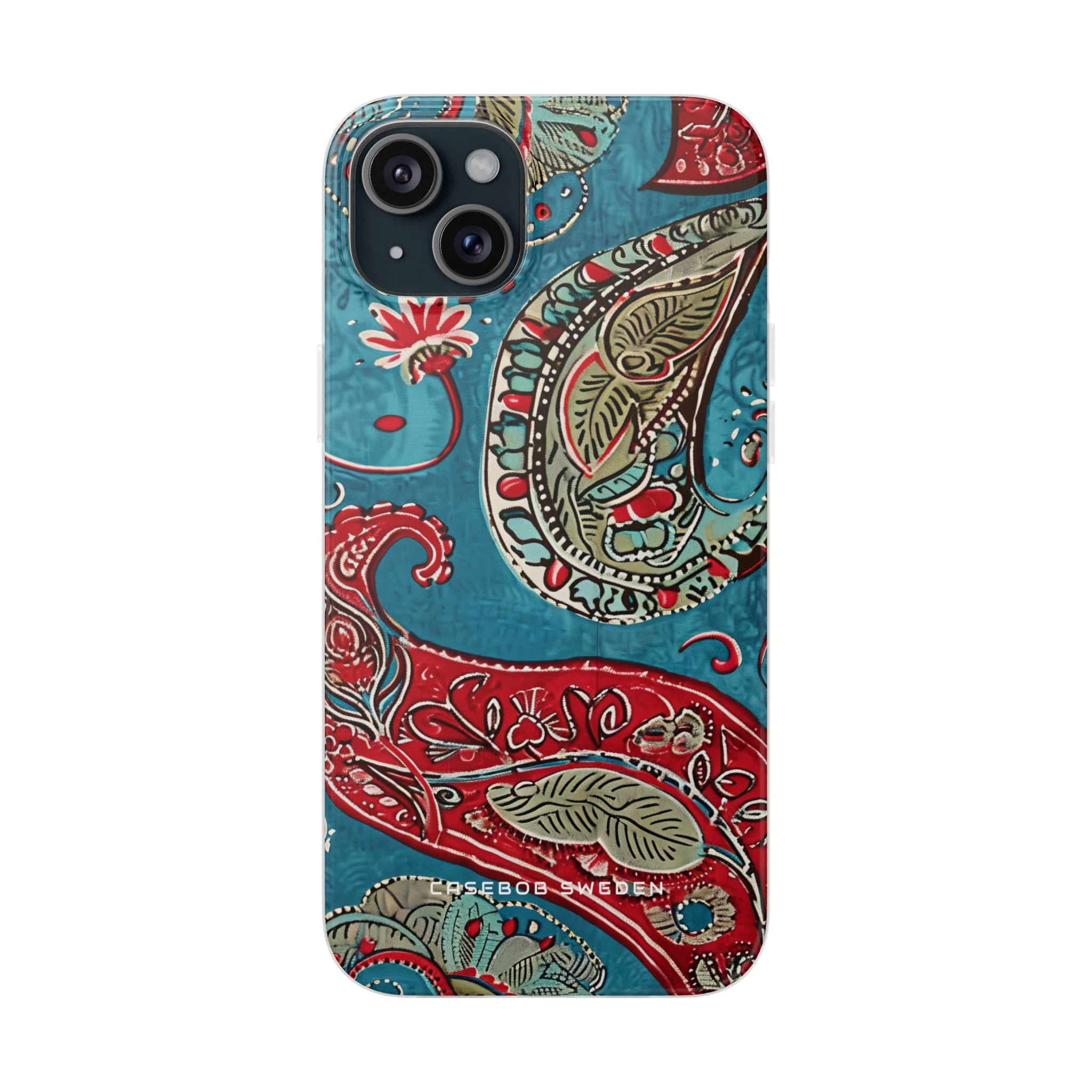 Vintage Paisley Elegance iPhone 15 - Flexi Phone Case