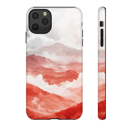 Mountain Flames Rise - iPhone Case