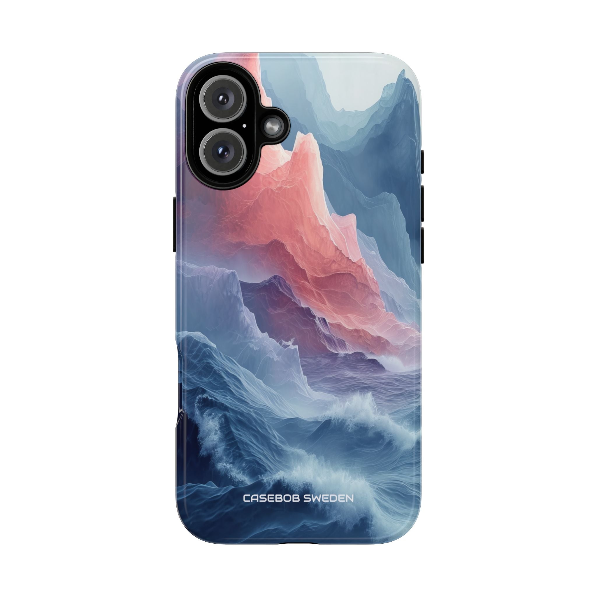 Mountain Wave Serenity - Tough iPhone 16 Phone Case