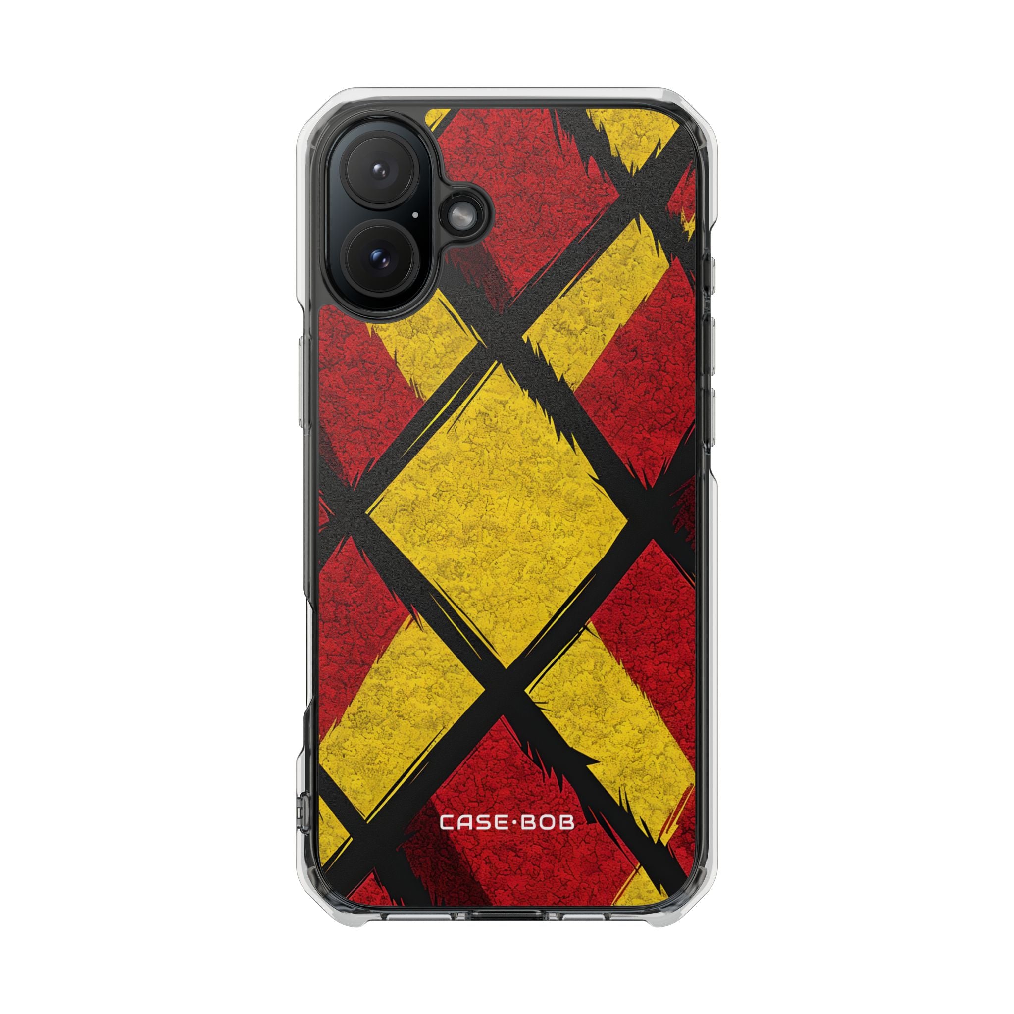 Cracked Diamond Grid iPhone 16 - Impact