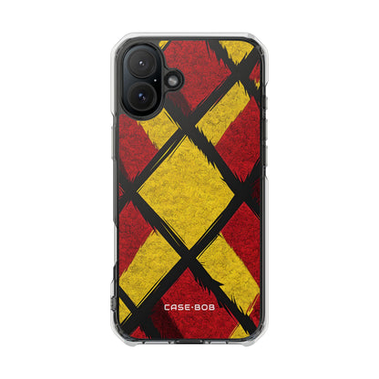Cracked Diamond Grid iPhone 16 - Impact