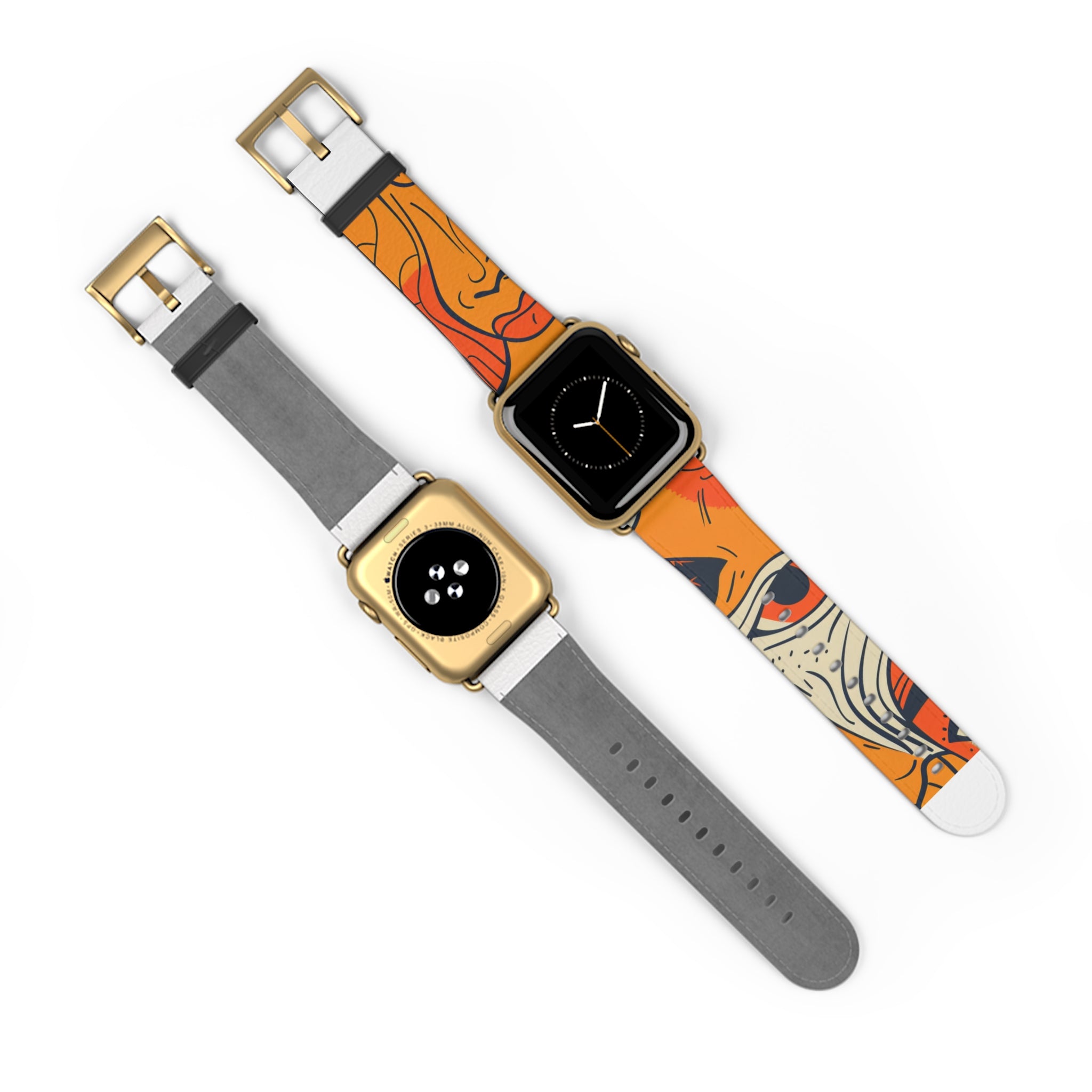 Overlapping Faces - Watch Band