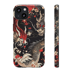 Oni Demons & Sacred Symbols - Protective Phone Case