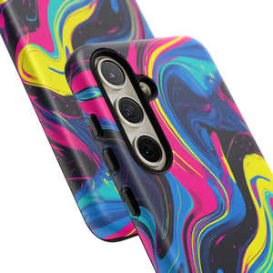 Pantone Neon Patterns | Phone Case for Samsung (Protective Case)