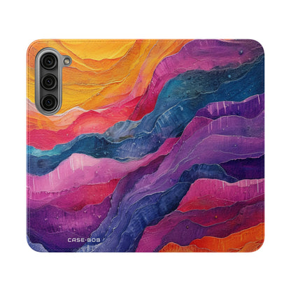 Golden Ridges - Samsung S23+ Case - Wallet