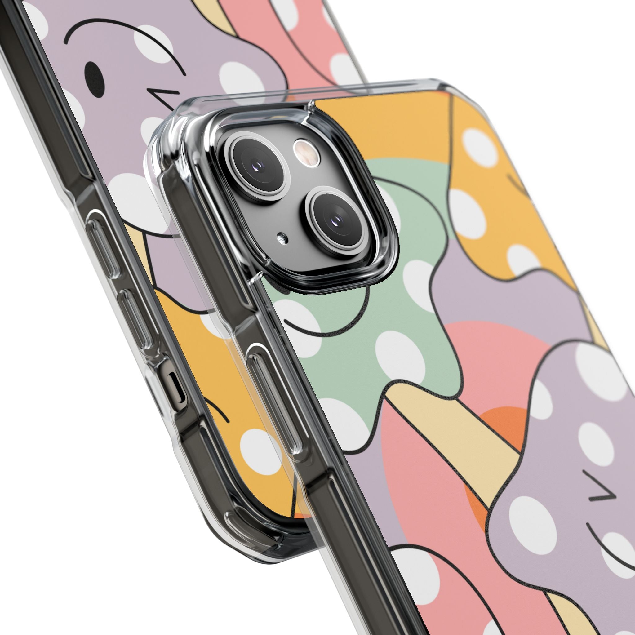 Playful Mushroom Friends iPhone Case - Impact
