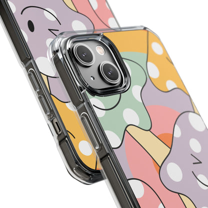 Playful Mushroom Friends iPhone Case - Impact