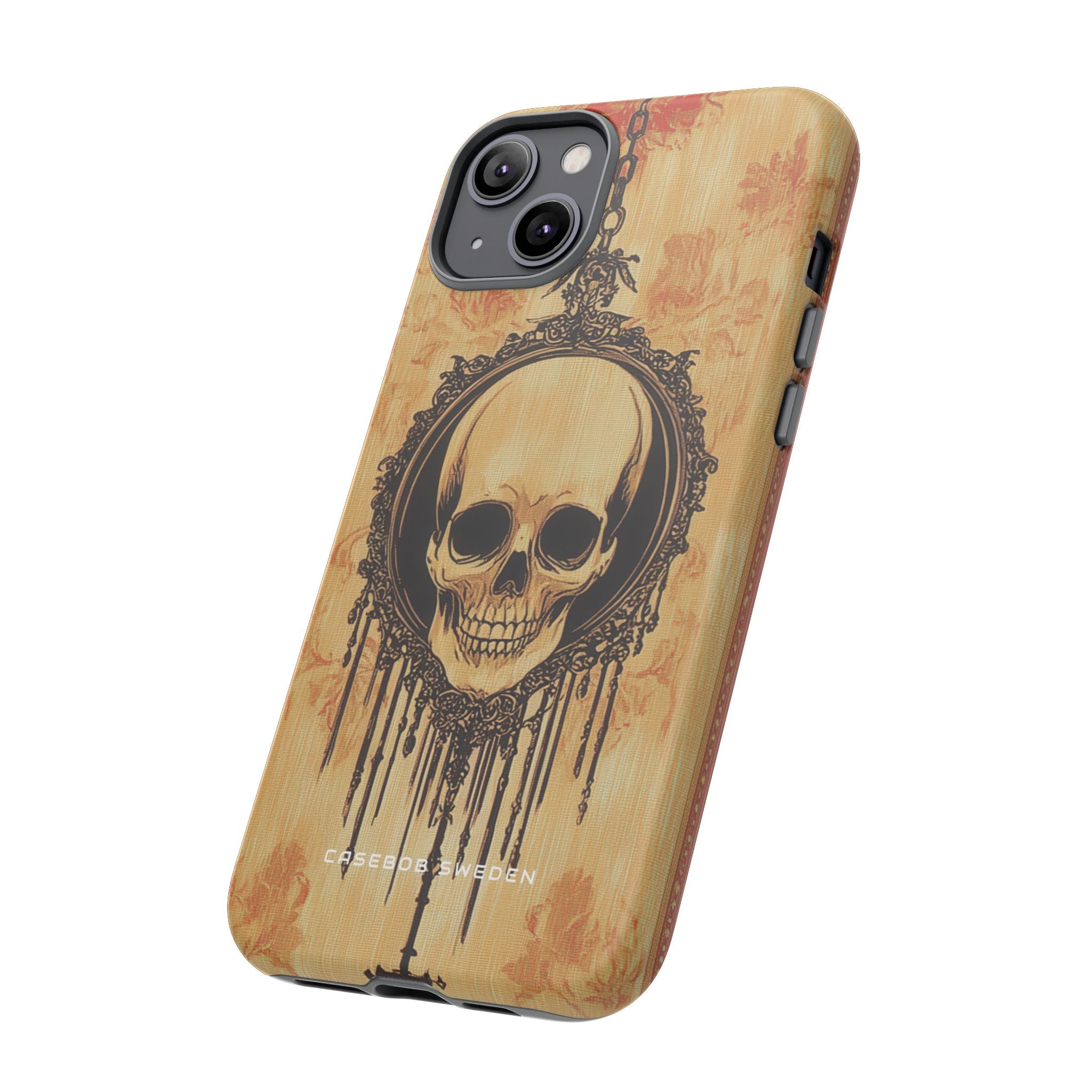 Gothic Skull Elegance iPhone 14 - Tough Phone Case