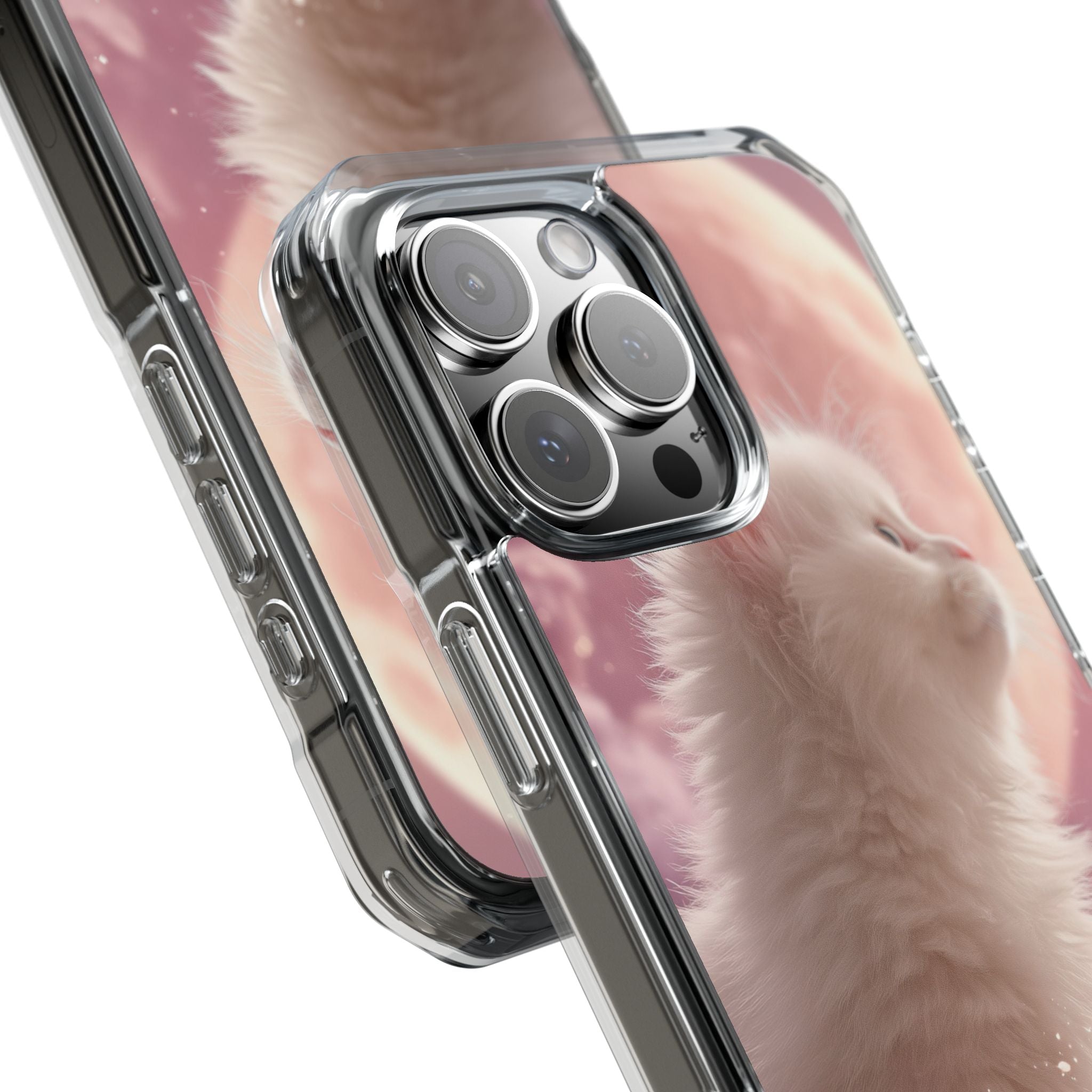 Lunar Cat Soars iPhone Case - Impact
