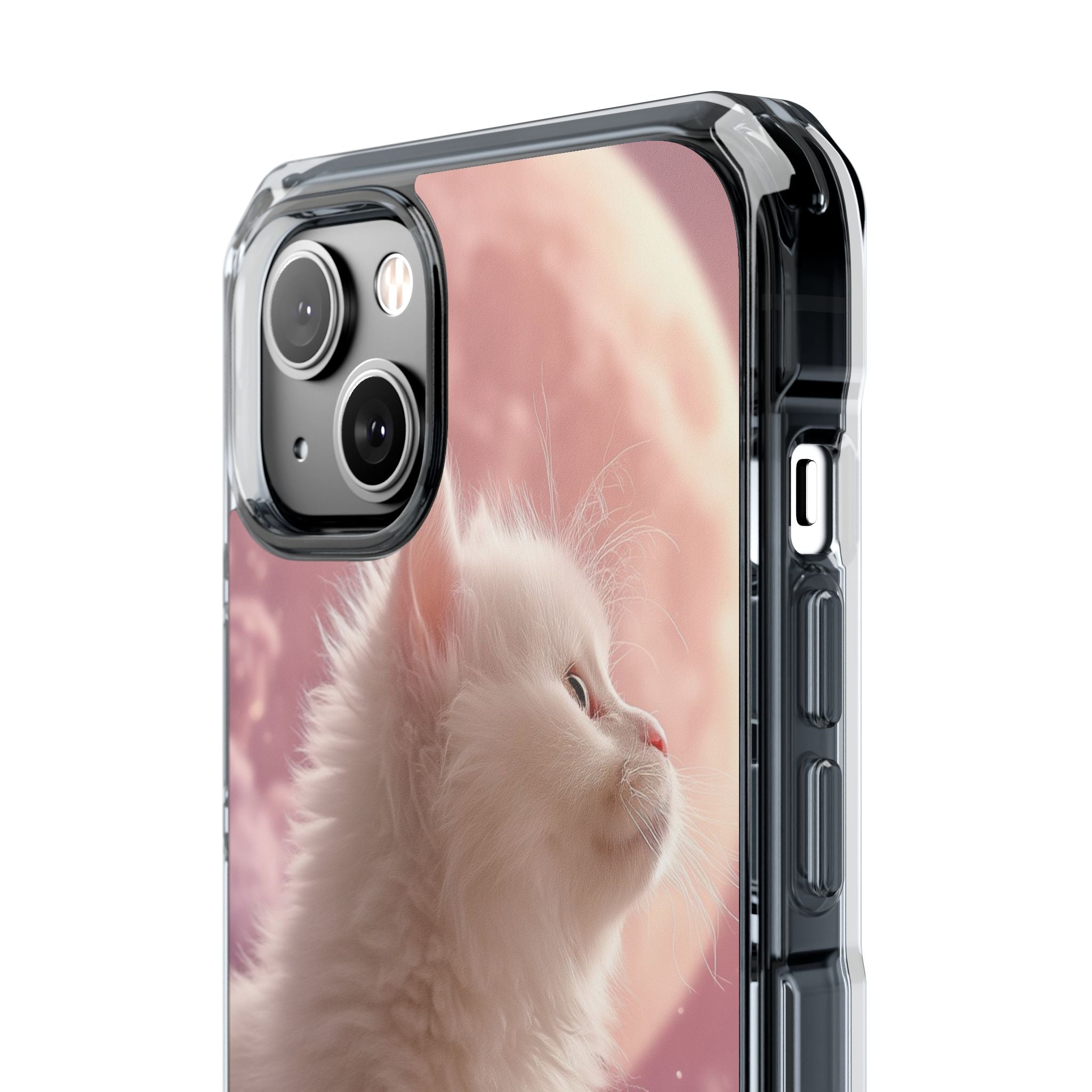 Lunar Cat Soars iPhone Case - Impact