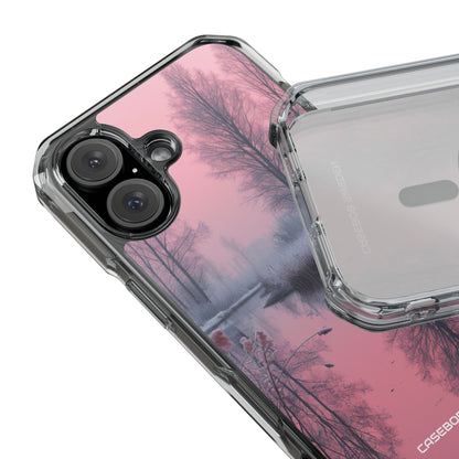 Pink Serenity Case - Clear Impact iPhone 16 Phone Case