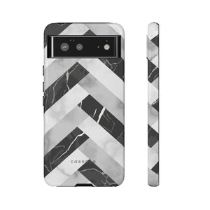 Grey Herringbone - Protective Phone Case