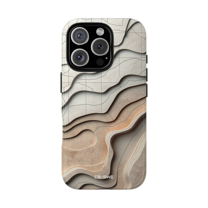 Waves Embrace Earth - iPhone Case