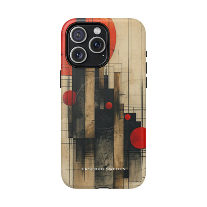 Vintage Geometric Harmony iPhone 15 | Tough+ Phone Case