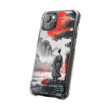 Zen Harmony: Japanese Serenity in Motion iPhone 15 - Clear Impact Phone Case