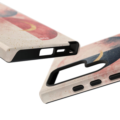 Golden Crescent Circles Samsung S24 Ultra Case - Tough