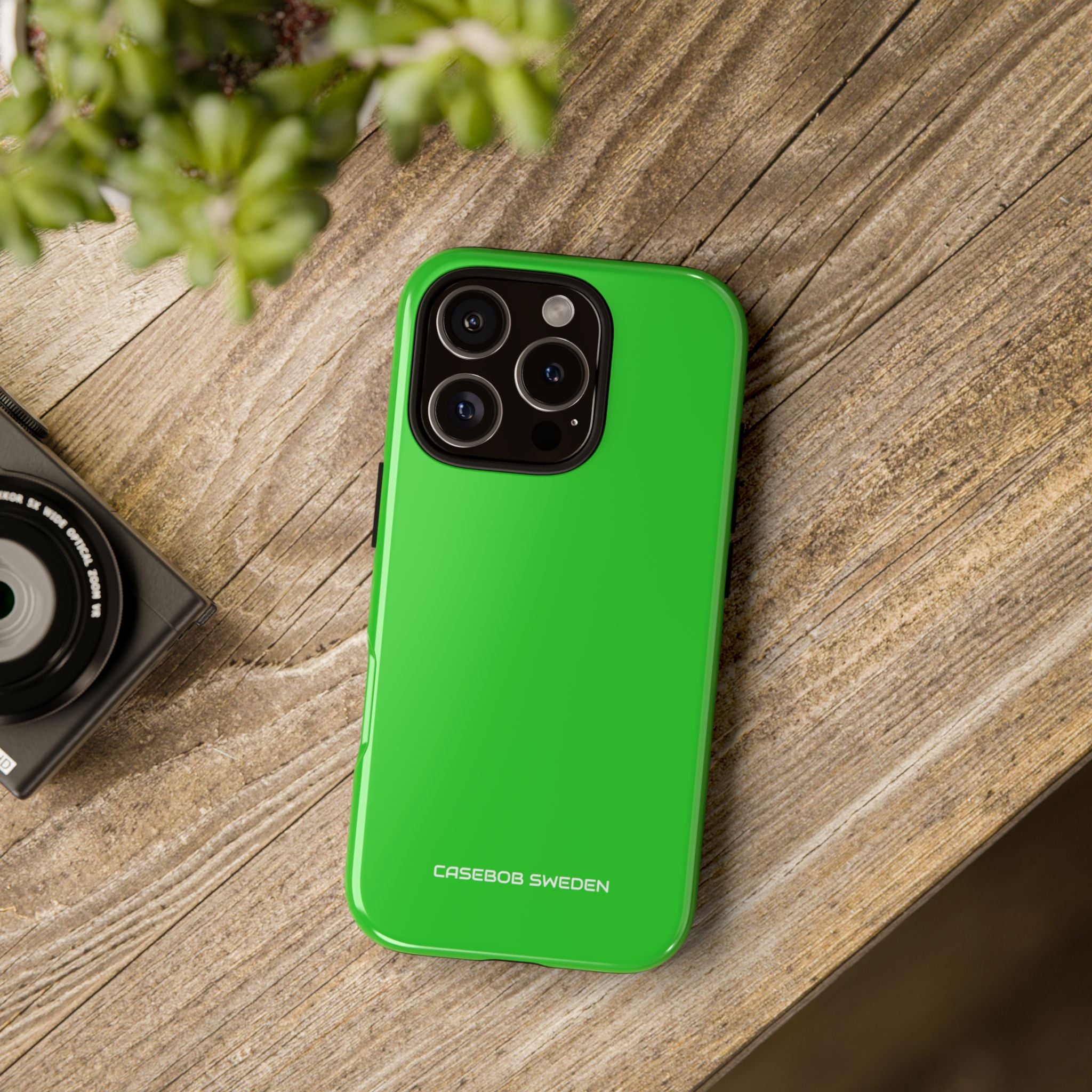 Lime Green - Tough iPhone 16 Phone Case